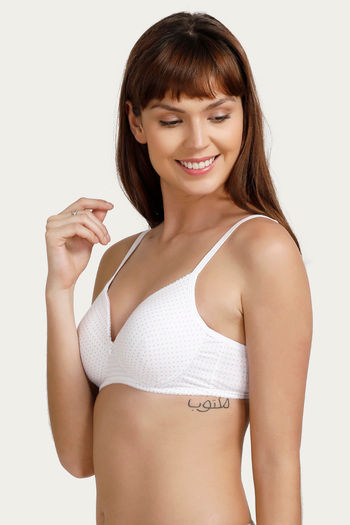 Buy Enamor Padded Wirefree Multiway T-Shirt Bra- White at Rs.749 online