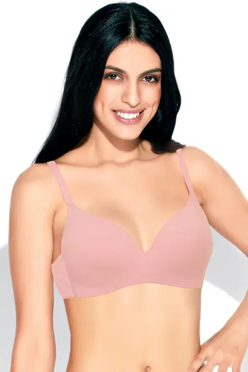 Buy Enamor Padded Wirefree Strapless Bra- Light Pink at Rs.1299 online
