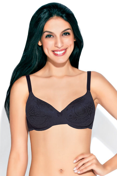 Buy Juliet Lightly Lined Non Wired Full Coverage Minimiser Bra - Royal Blue  at Rs.1199 online