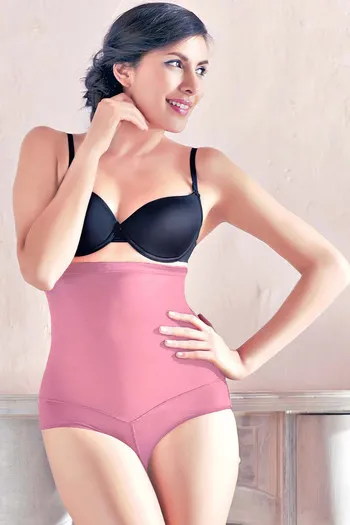 Buy Enamor High Waist Shaping Brief - Pink at Rs.1649 online