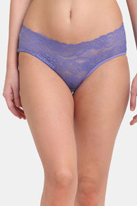 Buy Erotissch Half Coverage Low Rise  Hipster Panty - Purple