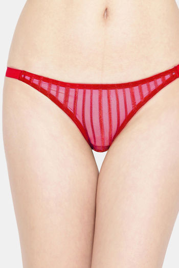 Buy Erotissch Low Rise Half Coverage Thong - Red