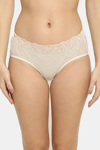 Buy Erotissch Low Rise Half Coverage Hipster Panty - White