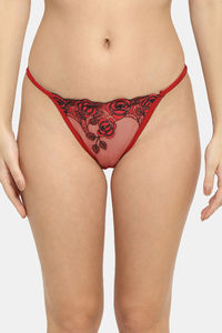 Buy Erotissch Half Coverage Low Rise Thong - Red