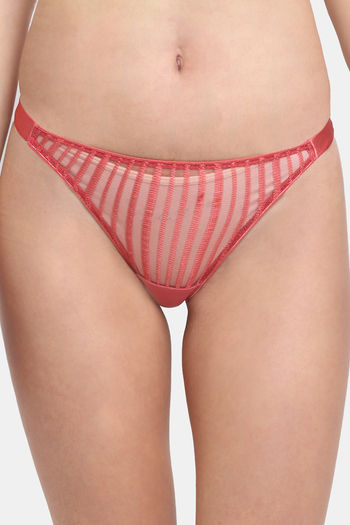 Buy Erotissch Low Rise Half Coverage Thong - Red