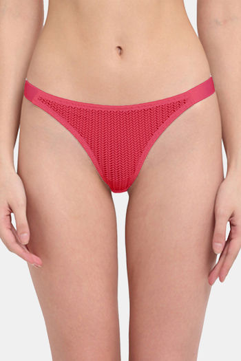 Buy Erotissch Women Green Lace Low-rise Thong Panty Briefs Online
