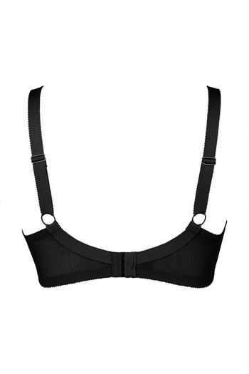 Enamor Non Padded Underwired Ultimate Support Bra-Black