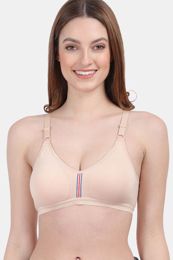 Buy Amour Secret Padded Non Wired Full Coverage T-Shirt Bra - Nude at  Rs.645 online