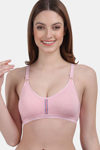 Buy Amour Secret Padded Non Wired Full Coverage T-Shirt Bra - Pink
