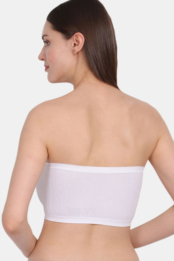 Buy Amour Secret Single Layered Non Wired 3/4th Coverage Tube Bra - White  at Rs.279 online
