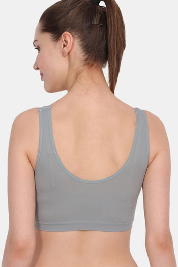 Buy Amour Secret Single Layered Non Wired 3/4th Coverage T-Shirt Bra - Grey  at Rs.455 online
