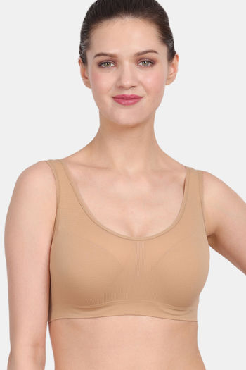 Buy Amour Secret Single Layered Non Wired 3/4th Coverage T-Shirt Bra - Nude