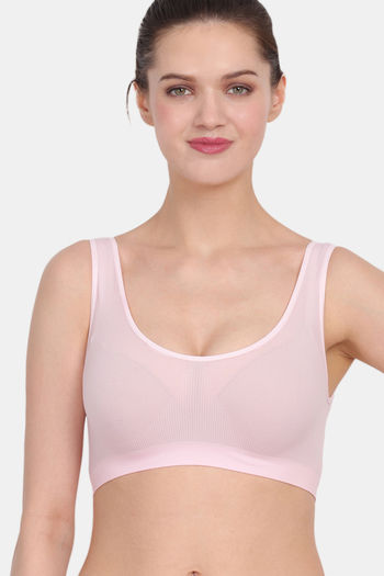 Buy Amour Secret Single Layered Non Wired 3/4th Coverage T-Shirt Bra - Pink