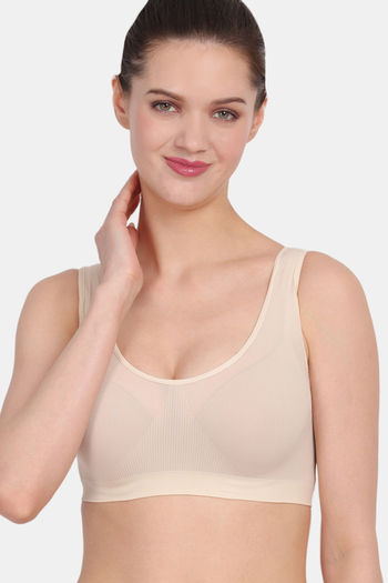 Buy Amour Secret Single Layered Non Wired 3/4th Coverage T-Shirt Bra - Skin