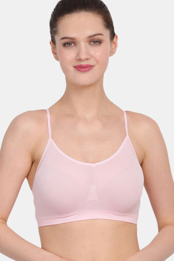 Buy Amour Secret Single Layered Non Wired 3/4th Coverage T-Shirt Bra - Baby Pink