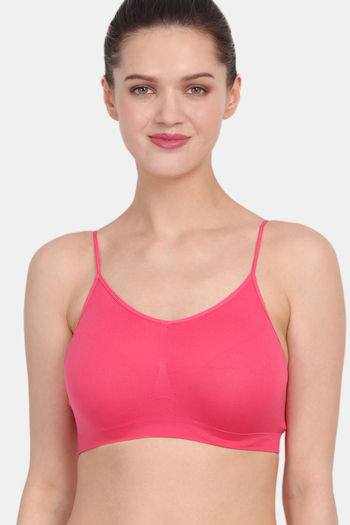 Buy Amour Secret Single Layered Non Wired 3/4th Coverage T-Shirt Bra -  Coral at Rs.258 online