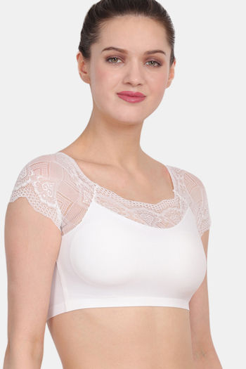 Buy Zivame Love Stories Padded Wired Full Coverage Blouse Bra - Crown Jewel  at Rs.678 online