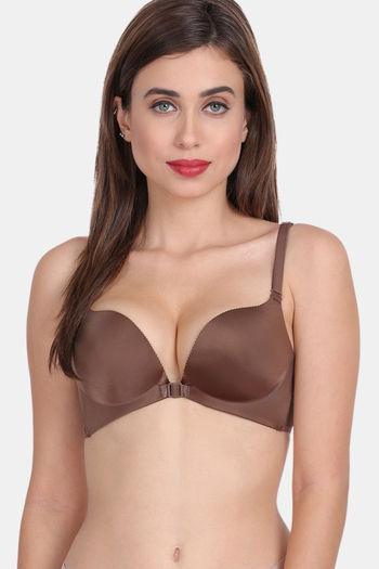 Buy Amour Secret Padded Non-Wired Medium Coverage T-Shirt Bra - Brown