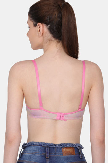 Buy Amour Secret Lightly Padded Wired Demi Coverage Push Up Bra - Brown at  Rs.289 online