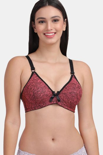 Buy Zivame Padded Non Wired 3/4th Coverage T-Shirt Bra - Chinese Red at  Rs.777 online