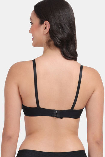 Buy Amour Secret Padded Non Wired 3/4th Coverage Push Up Bra - Black at  Rs.792 online