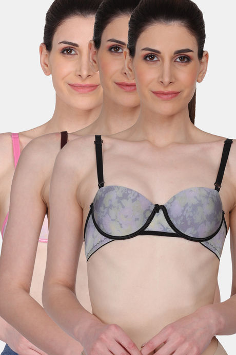 Buy Zivame Brown Half Coverage T-Shirt Bra for Women's Online