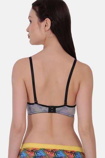 Buy InnerSense Padded Non Wired Medium Coverage Halter Bra - Navy at Rs.839  online