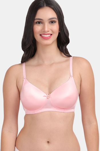 Buy Zivame Floral Lace Non Padded Balconette Bra- Green at Rs.845