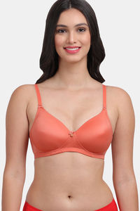 Buy Amour Secret Padded Non Wired 3/4th Coverage T-Shirt Bra - Rust