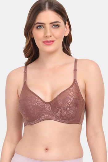 Buy Amour Secret Double Layered Regular Wired High Coverage Sag Lift Bra -  Brown at Rs.569 online