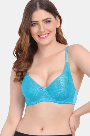 Buy Amour Secret Double Layered Regular Wired High Coverage Sag Lift Bra -  Sky Blue at Rs.569 online