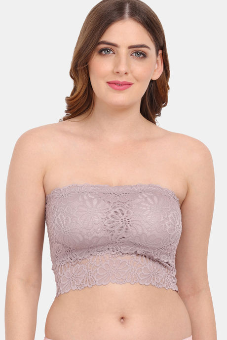 Buy Amour Secret Padded Non-Wired High Coverage Tube Bra - Mauve at Rs.679  online