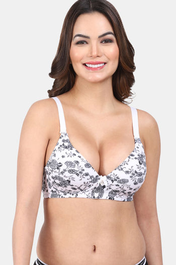 Buy Amour Secret Padded Non-Wired 3/4Th Coverage T-Shirt Bra - White