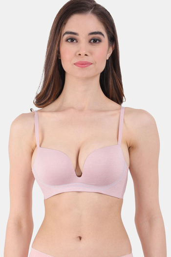 Buy Floret Wirefree Natural Lift 3/4th Coverage Push Up Bra