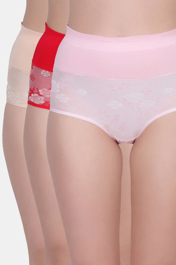 Lace High Waist Hip Panties for Women - Women Feeling