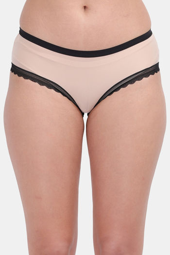 Buy Amour Secret Medium Rise Three-Fourth Coverage Hipster Panty