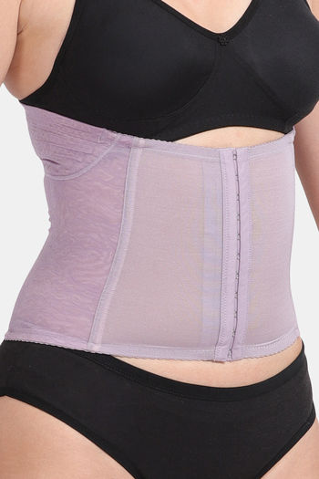 Triumph High Control Full Coverage Back Smoothening With Trenslo boning  Tummy and waist shaping Vest - Beige
