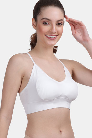 Buy Amour Secret Easy Movement Sports Bra - White at Rs.683 online