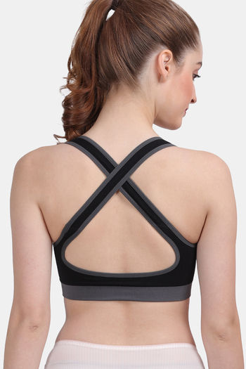 Buy Amour Secret Relaxed Sports Bra - Black at Rs.688 online