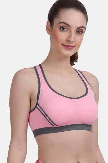 Buy Amour Secret Relaxed Sports Bra - Peach at Rs.688 online