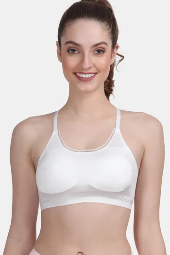 Buy Amour Secret Easy Movement Sports Bra - White at Rs.683 online