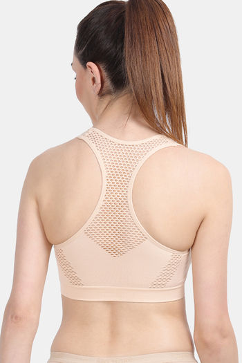 Buy Amour Secret Easy Movement Sports Bra Skin at Rs.600 online Activewear online