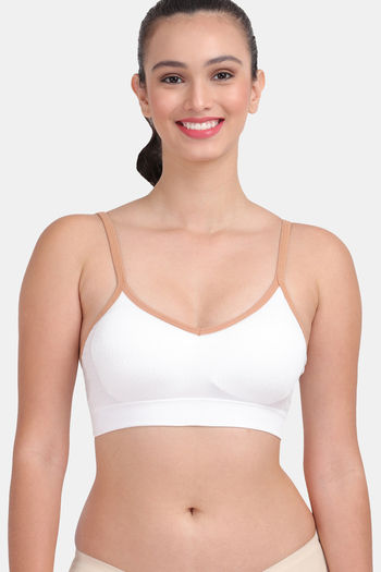 Amour Secret Easy Movement Sports Bra - White