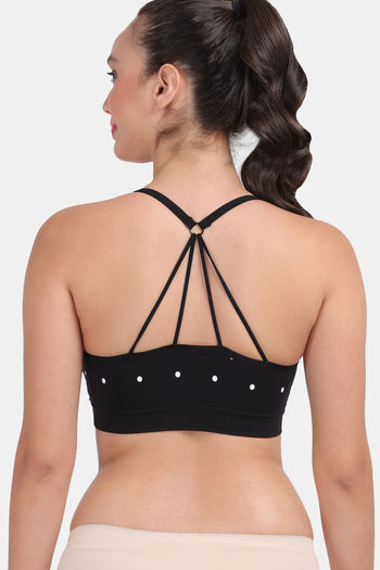 Buy Amour Secret Removable Padded Sports Bra -Black at Rs.688
