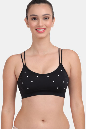 Buy Amour Secret Removable Padded Sports Bra -Black at Rs.688 online