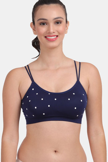 Buy Amour Secret Removable Padded Sports Bra -Blue at Rs.688 online