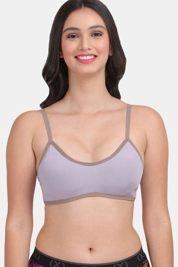 Buy Amour Secret Removable Padded 3/4Th Coverage Sports Bra -Purple 