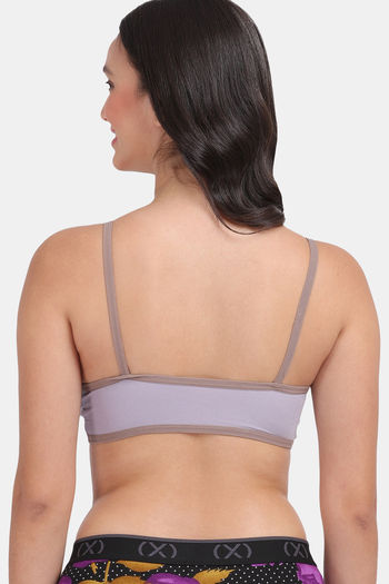 Buy Amour Secret Removable Padded 3/4Th Coverage Sports Bra -Purple at  Rs.572 online