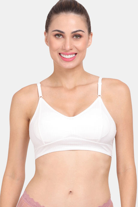Buy Amour Secret Women's Lightly Padded High Impact Sports Bra S007 White  Small at