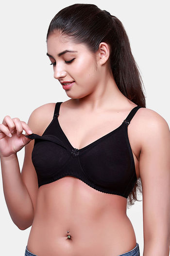 Buy Floret Double Layered Wirefree Natural Lift Nursing Bra
